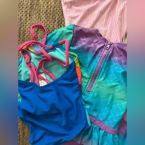 💢SOLD💢 Lot of Girls Swimwear Pieces Size 5